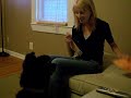 Crash opens her package Crash opens her package