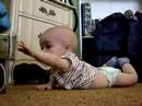 Braxton Offermann trying to crawl