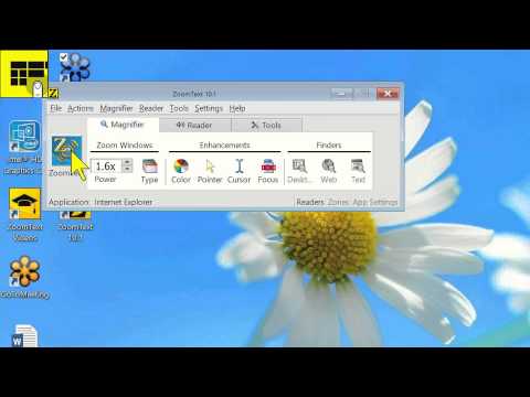 Webinar: What's New in ZoomText 10.1 for Windows 8