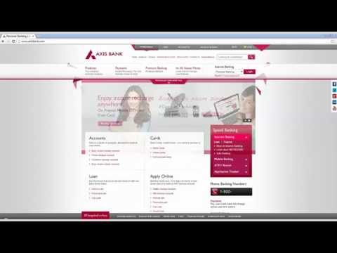 how to recover axis bank customer id