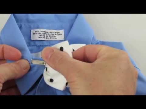how to fasten bow tie