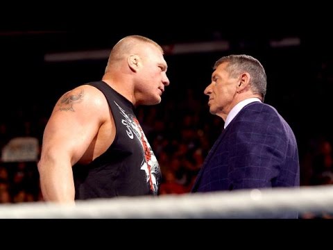 Vince McMahon Threatens To Sue Brock Lesnar - Lesnar & McMahon's Very Heated Backstage Argument!