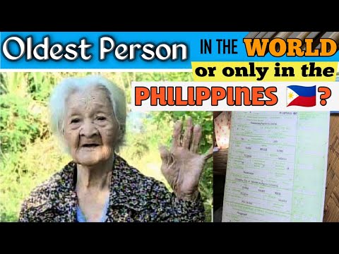 Oldest Person in The World ( or only Oldest Person in the Philippines? ) Lola Francisca Susano