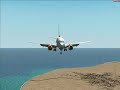 landing 737 easyjet on gran canaria