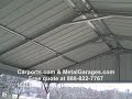 A-Frame Vertical with Side Entry Carport