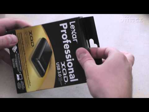 Lexar XQD card + XQD USB 3.0 reader unboxing