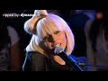Lady GaGa performs an acoustic version of her international hit single 