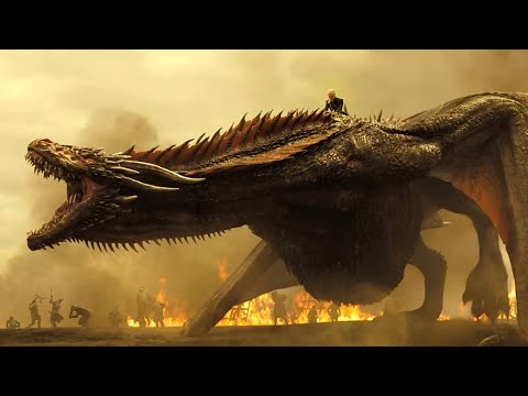 DROGON VS LANNISTERS' ARMY || GAME OF THRONES : DAENERYS SLAUGHTERS THE LANNISTERS ||