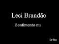Leci Brandão - Sentimento Nu Leci Brandão - Sentimento Nu