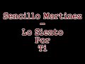 Sencillo Martinez - Lo Siento Por Ti
