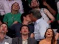 Jason Bateman & Dustin Hoffman Kiss Cam !!!