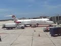 Cubana Ilyushin IL-62 arriving in Santo Domingo