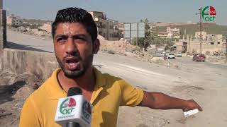 محافظة جرش الطرق في مخيم غزة 25 8 2016