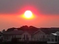 7 Atomic Sun through Lockheed Fire Smoke, Natural Bridges State Park, Santa Cruz, California