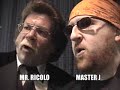 the may 5 episode begins with our debut at the v.f.w. in elk grove village -- as ruff crossing battles archrival (and former reluctant tag team championship partner) x-con (w/ mr. james staublein).