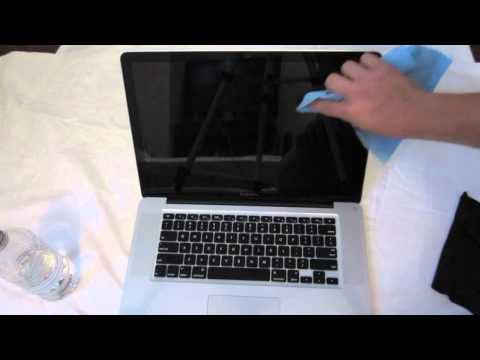 how to i clean my laptop screen