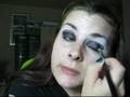 SEXY VAMPIRE GOTHICA EYES w/ MAC pigments & RED lippy
