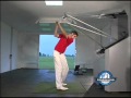 Left hand holding club, late set of wrists during backswing 