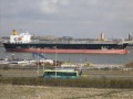 Ships in the port of Rotterdam