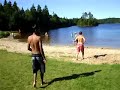 Jumping into the Bay of Fundy