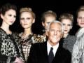 Giorgio Armani celebrates his success in Moscow