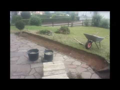 Außenküche Holzbackofen Pizzaofen selbst gebaut Teil1