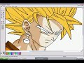 como dibujar a vegito ssj1