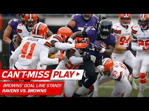 Video: Cleveland's Brick Wall Defense Makes UNREAL Goal Line Stand! | Can't-Miss Play | NFL Wk 15