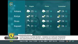 Türkiyede hava durumu (13 - 14 - 15 Eylül)