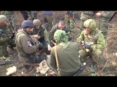 Реальный бой в зеленке - батальон Шахтерск (видео)