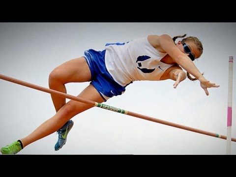 blind - Charlotte Brown, 15, who started losing her sight at just 16 weeks, is top vaulter in Texas.