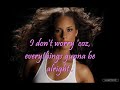 Alicia Keys - No One (lyrics)