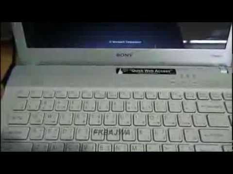 how to format sony vaio laptop