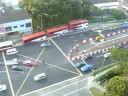 A traffic situation in Eunos A traffic situation in Eunos