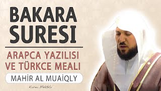 Bakara suresi anlamı dinle Mahir al Muaiqly (Baka