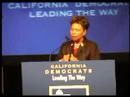 PDA: Congresswoman Barbara Lee at the CDP Convention