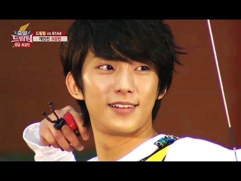 Let's Go! Dream Team II | 출발드림팀 II : B1A4 vs. DreamTeam - Archery Competition (2014.03.29)