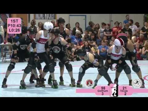 WFTDA Roller Derby: Texas Rollergirls v Gotham Girls Roller Derby – ECDX 2013