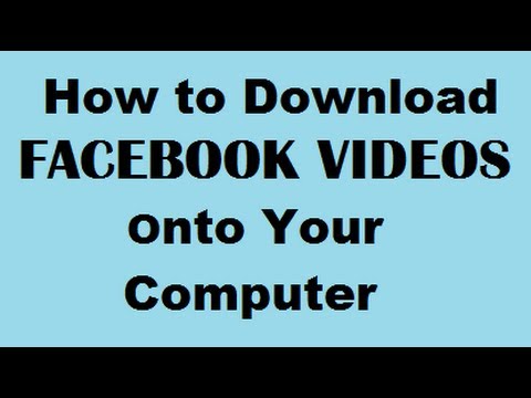 how to i download a video from facebook