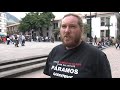 Recolección de firmas en Plaza del Rosario