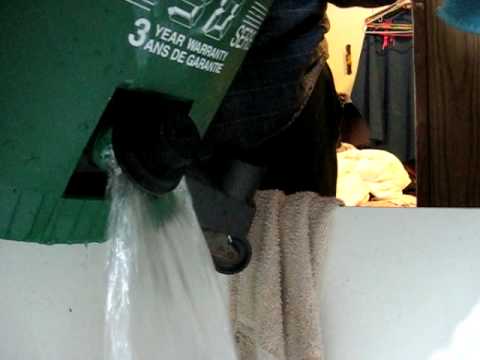 how to drain furnace