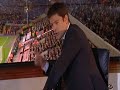 Xabi Alonso celebrating in the commentators box Xabi Alonso celebrating in the commentators box