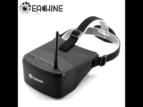 Eachine EV800 5 Inches 800x480 FPV Goggles 5.8G 40CH unboxing and review (from banggood.com)