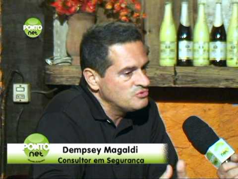 Entrevista o consultor em segurança Dempsey Magaldi, proprietário da Escola de Tiro Magaldi. 