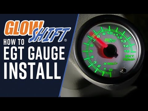 how to install a temperature gauge in a car