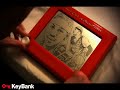 Clip Famed Etch A Sketch artist George Vlosichs 2nd YouTube video is of Carmelo Anthony. It took 25 hours and was done in time lapse. His first video of ... Video