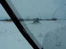 john deere gator pulling one horse open sleigh comes off!