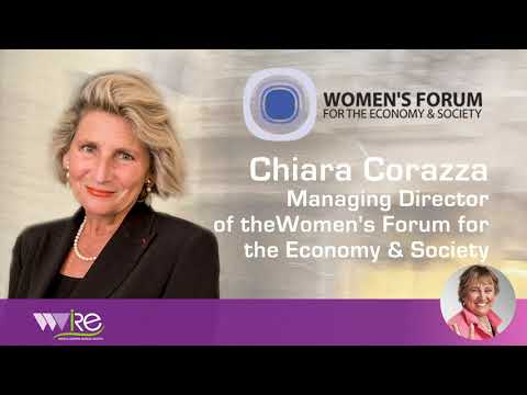 Chiara Corazza Managing Director of the Women’s Forum for the Economy & Society interviewed by WWIRE Part 1
