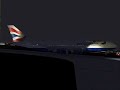 FS2004: BA 744 Landing at Heathrow