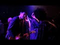 Tinariwen are joined onstage by Flea and Josh Klinghoffer of the Red Hot Chili Peppers during their performance at The El Rey in Los Angeles